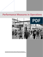 Performance Measures in Operations