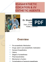 Preanaesthetic Medication Anaesthetic Agents