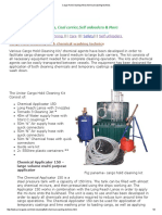 Cargo Hold Cleaning Kit & Chemical Washing Technics