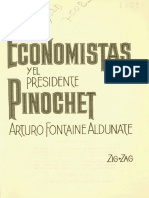 Fontaine, Arturo - Los Economistas y El Presidente Pinochet