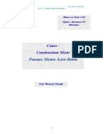 Cours Construction Mixte Poteaux Mixtes Acier Beton PDF