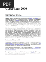 Cyber Law 2000