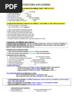 CONNECTORS AND LINKERS Addition and Contrast