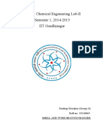 CL351: Chemical Engineering Lab-II Semester 1, 2014-2015 IIT Gandhinagar