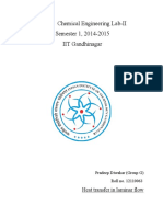 CL351: Chemical Engineering Lab-II Semester 1, 2014-2015 IIT Gandhinagar