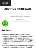 Abortus Habitualis