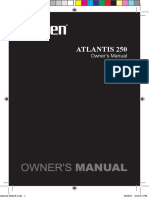 Atlantis 250: Owner's Manual