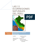 Las 11 Ecorregiones Naturales Del Peru