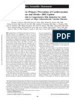 AHA Scientific Statement: AHA Guidelines For Primary Prevention of Cardiovascular Disease and Stroke: 2002 Update