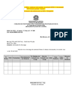 Modelo de DIEx de Solicitação de Descarga