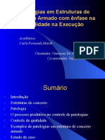 Patologia Estrutura Concreto-Armado Com-Enfase Na Qualidade De-Execucao