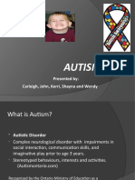 Autism Presentation