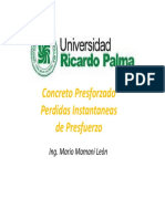 Perdidas Instantaneas de Presfuerzo PDF