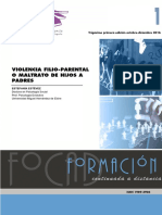 Violencia Filio Parental Texto PDF