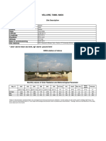 TN Vellore Solar Site Description