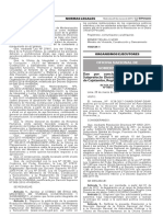 Dan Por Concluida Designación de Subprefecto Distrital de Gorgor Provincia de Cajatambo Región Lima Provincias