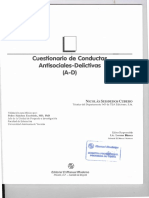 Cuestionario de Conductas Antisociales-D PDF