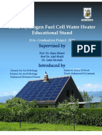 Solar Hydrogen Fuel Cell Water Heater (Educational Stand)