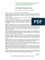 Ley de Educación Provincial #6876 PDF