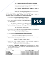 Instrumento de Autoevaluación Institucional