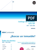 Catálogo de Proyectos Lima VIP Abr Jun 2016