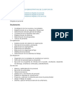 Funciones Administrativas