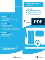 Bus Time Table