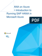 SAP HANA On Azure 101 - May2016 - Final