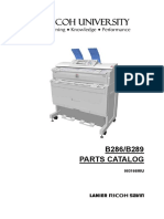 Manual de Partes Aficio MPW2400 - 3600