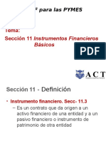 Seccion 11 La NIIF para Las PYMES