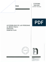 3656-2001 Accesibilidad de Las Personas Al Medio Físico. Edificios. Rampas Fijas