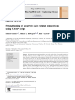 Strengthening of Concrete Slab-Column Connections Using CFRP Strips