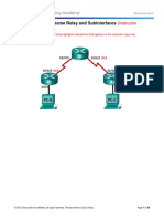 4.2.2.7 Lab - Configuring Frame Relay and Subinterfaces - ILM PDF