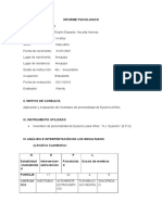 Epq Niños Informe