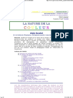 Nature de La Couleur. Enseignement D'introduction Pour Les Débutants