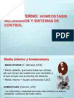 Homeostasis y Medio Interno