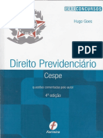 Previdenciário - CESPE Questões Comentadas Pelo Autor - Hugo Goes - 2016 PDF