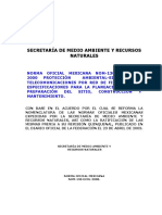 NOM-130-SEMARNAT-2000 - Protecc Ambiental - Sistem de Telecomunc Por Fibra Optica