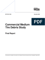 Commercial Medium Tire Debris Study