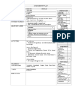 Lesson Plan Form 1 English