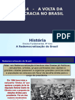 A Redemocratização Do Brasil