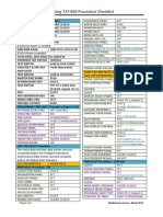 B737 800 Checklist PDF