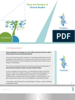 Types and Designs of Clinical Studies