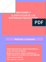 Clasificación de Las Sustancias Psicoactivas