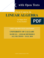 Kuttler LinearAlgebra AFirstCourse 