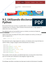 9.2. Utilizando Diccionarios en Python