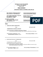 Court of Tax Appeals First Division: Republic of The Philippines Quezon City