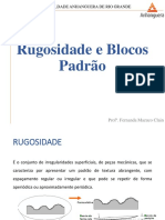 Rugosidade e Blocos Padr+úo