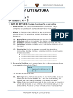 7º y 8º - Guía de Estudio - Ortografía y Gramática