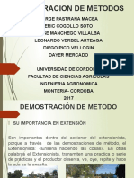 Demostracion de Metodos